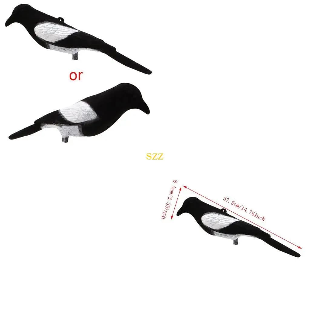 Leurre pie peint coquille extérieur tir appâts - Leurres appâts pour chasse aux oiseaux colorés