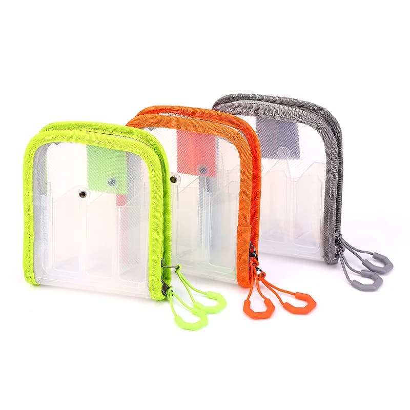 Sac de rangement WEIHE 6 compartiments pour leurres et appâts de pêche - Organisateur bois