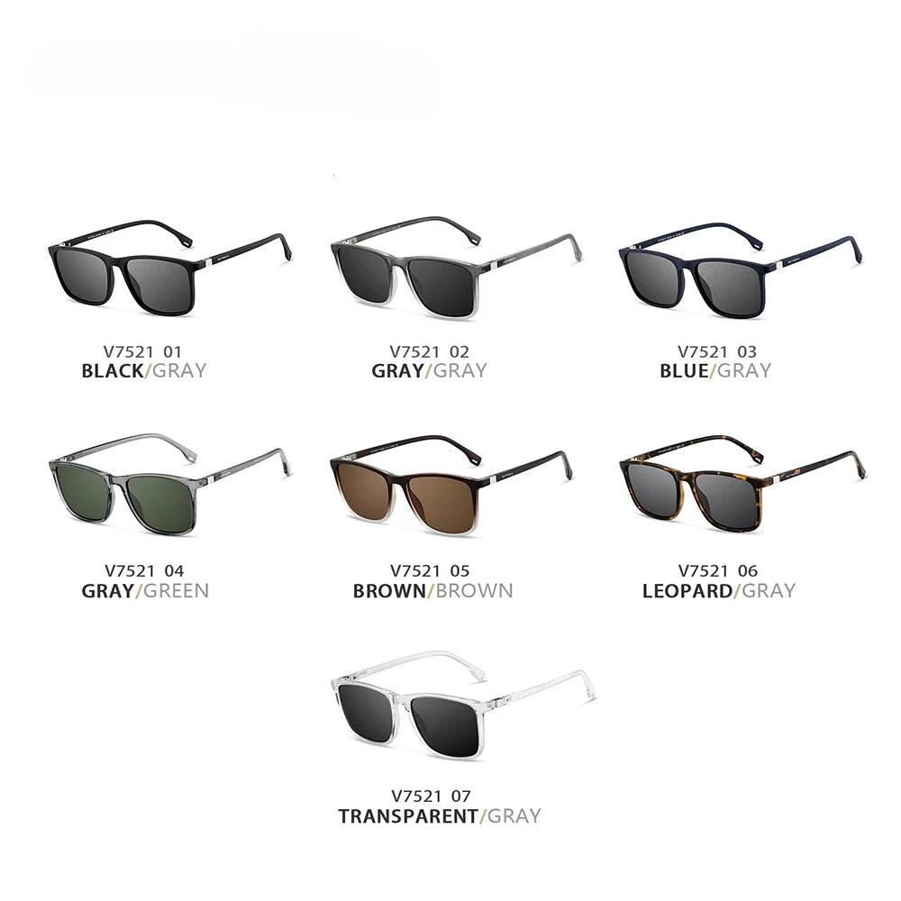Lunettes de soleil 2025 TR90 polarisées - Modèle unisex rétro UV400 luxe pour homme et femme
