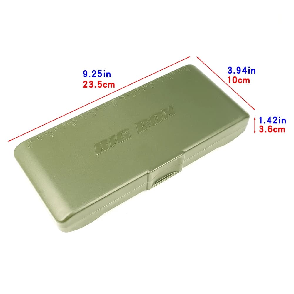 Porte-montages Hirisi rig wallet boîte rangement bas de ligne zig chod stiff hair rig pêche carpe