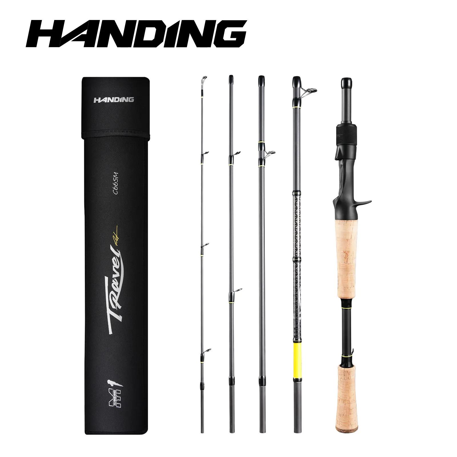 Canne de voyage HANDING 40-43cm 5-6 sections portable pour pêche nomade rapide