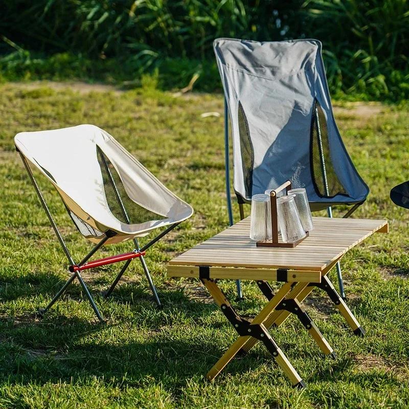 Chaise longue pliante Widesea pour pêche et plage - Siège détente confortable camping et voyage loisirs