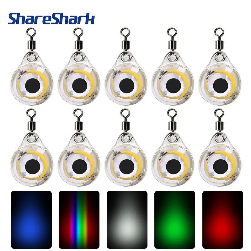 10 LED attracteurs lumineux pour pêche profonde - lumière sous-marine pour calmar et poissons