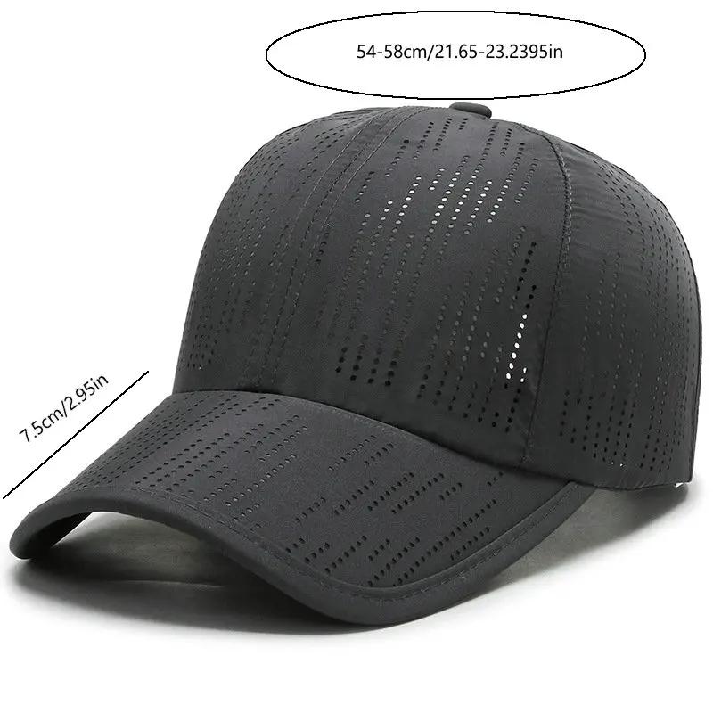 Casquette sport pêche color block - Homme rapide séchage résistance eau camping randonnée