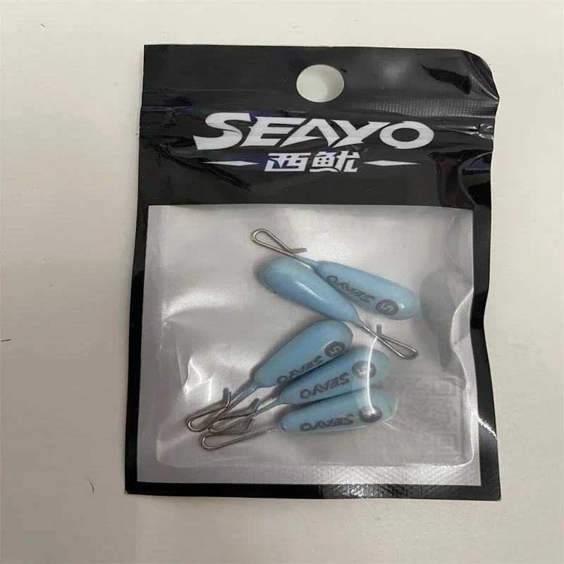 Plomb coulissant en forme de goutte d'eau 5g 10g - Contrepoids EGI pour pêche aux calamars et crevettes