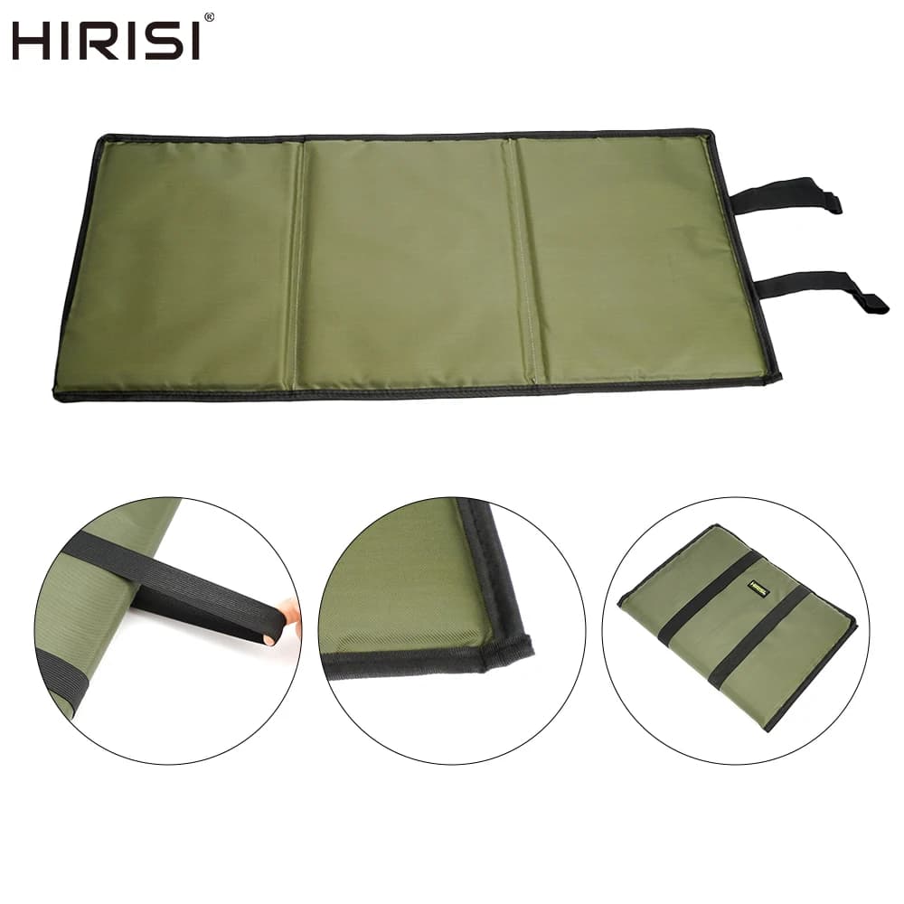 Tapis de décrochage pliable multifonction Hirisi avec coussin éponge respirant pour la pêche de la carpe