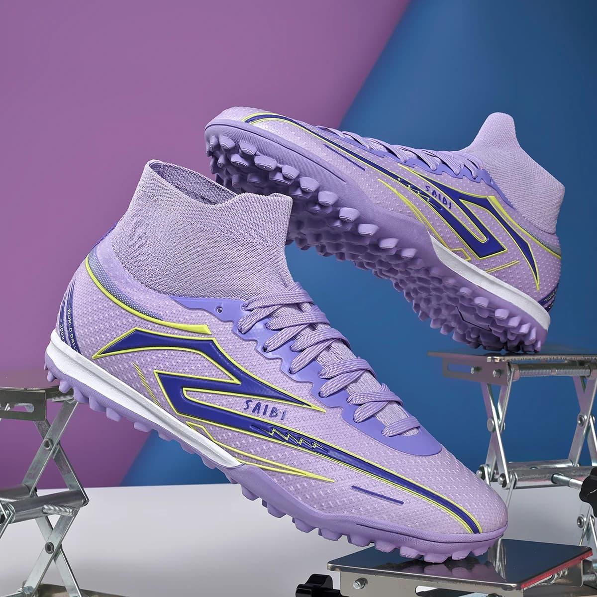 Chaussures de football anti-dérapantes TF pour hommes - Légères et respirantes pour couple