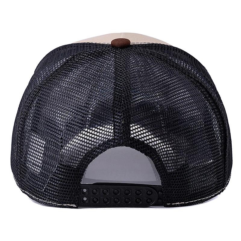 Casquette trucker ours motif été respirante unisexe homme femme pêche extérieur snapback