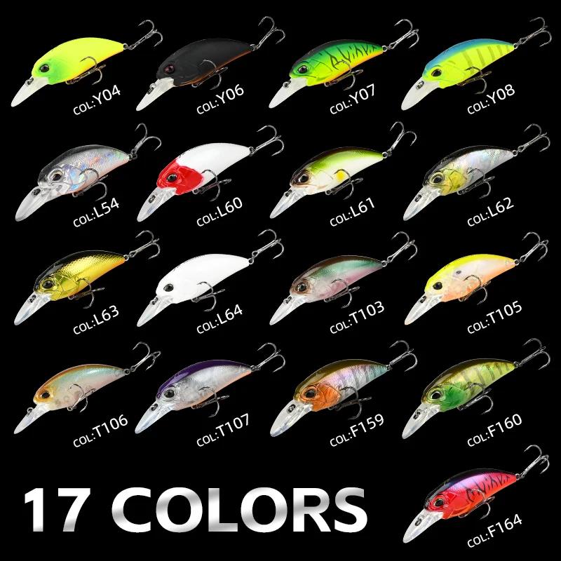 Leurre jerk crank MEREDITH M65 flottant 14g 11 couleurs - wobbler professionnel profondeur 2.0-2.5m pêche