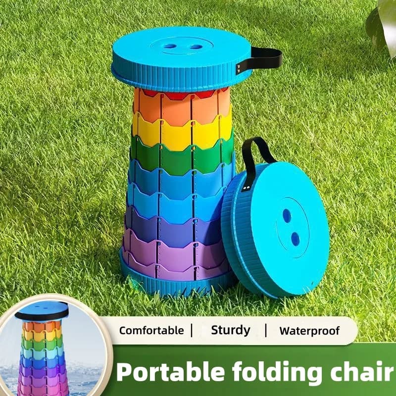 Chaise pliante réglable télescopique pêche - Siège ajustable pour camping et voyage outdoor