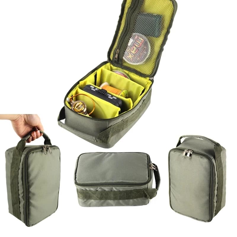 Sac de pêche Oxford grande capacité portable pour cannes, moulinets et leurres - Stockage équipement pêche