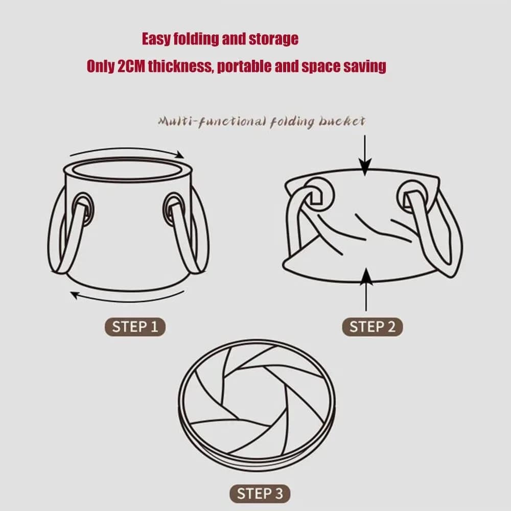 Seau de rangement tout-en-un pour matériel de pêche - Organisation accessoires et articles