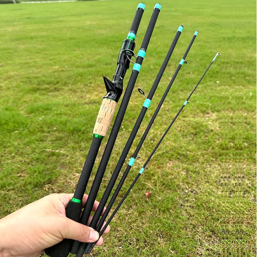 Canne à pêche ultralégère 18m pour truite et jigging - Modèle casting spinning ML tip 4/5 sections