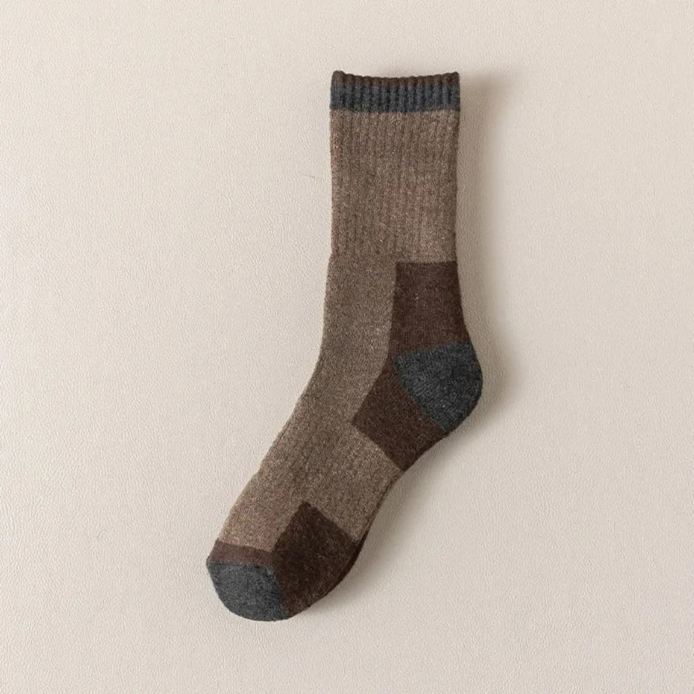 Chaussettes de randonnée en laine épaisses et chaudes pour hommes et femmes - Confort thermique et respirabilité