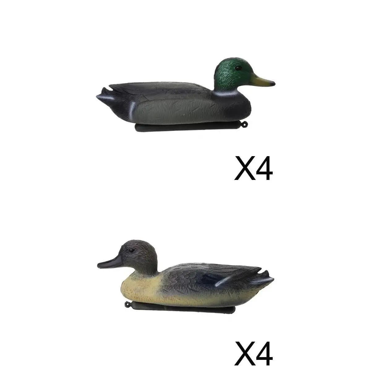 Leurre canard flottant anti-choc avec mouvement - Pour étang de pêche et photographie animalière