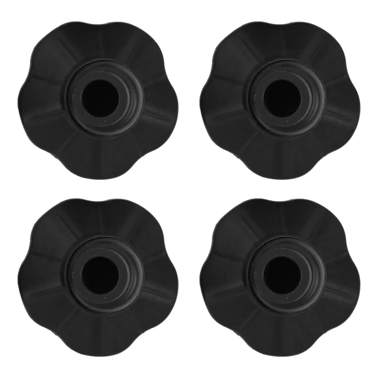 Pieds anti-dérapants pour chaise pliante camping - Lot de 4 protège-pieds stables pour terrains de pêche