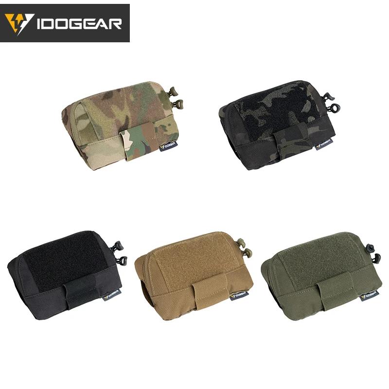Pochette tactique IDOGEAR nylon pour pêche - Compatible MOLLE, fermeture YKK, idéale randonnée