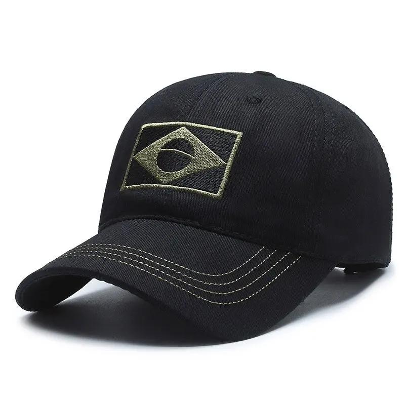 Casquette baseball camouflage pêche brésilienne - Chapeau jeune protection solaire pour pêche sportive