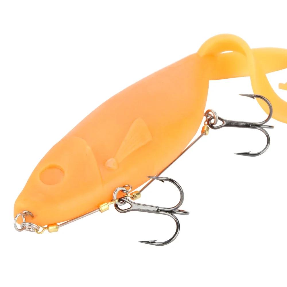 Hameçon stinger rig RoseWood pour shad pike - Crochet triple avec liège pour leurres souples pêche brochet