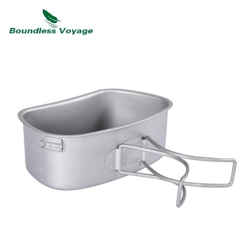 Bouteille titane 1100ml pour pêche et camping - Ustensile militaire robuste avec bol 400ml