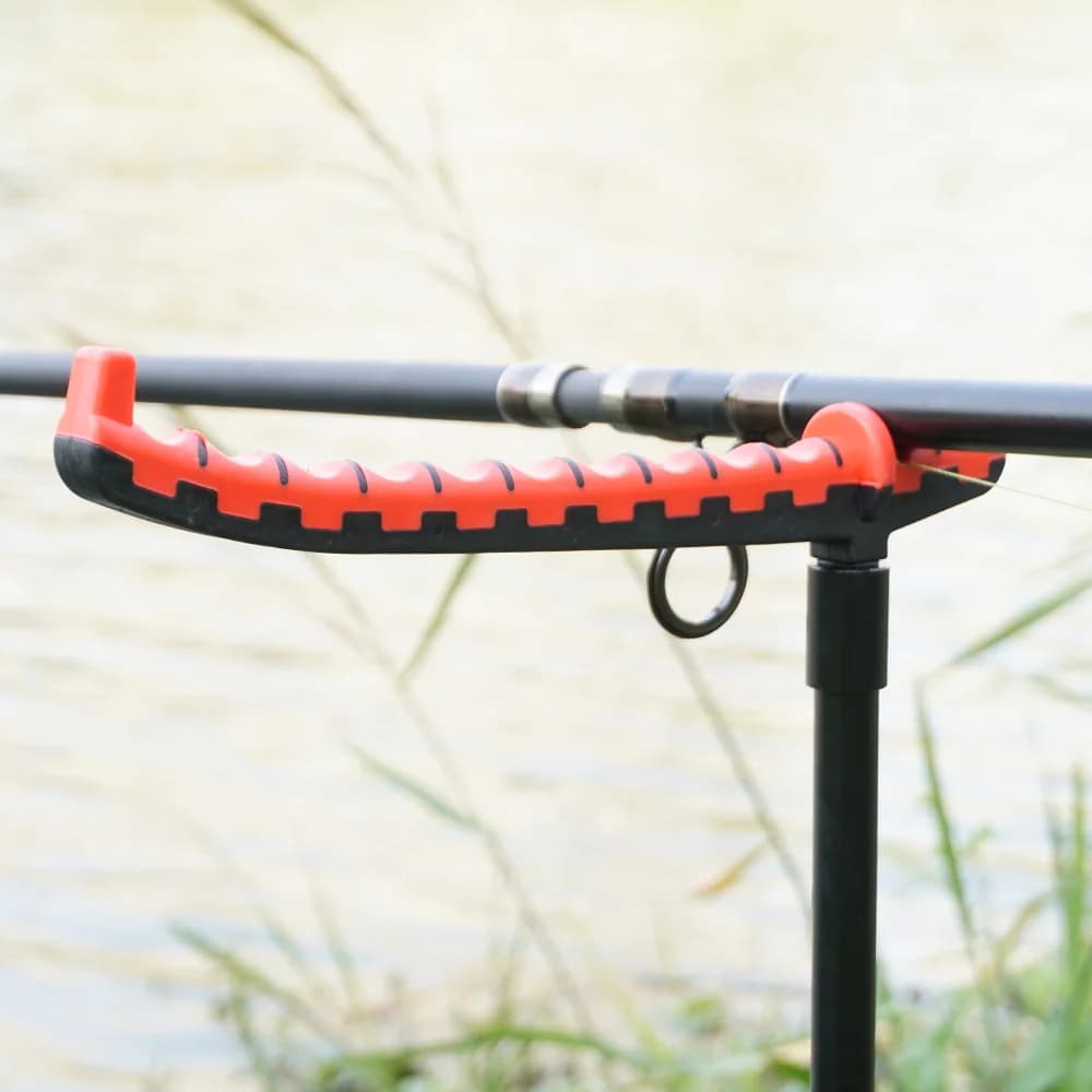 Support de canne feeder Hirisi AC206 rouge pour buzz bars et alarmes de touche - Accessoire terminal