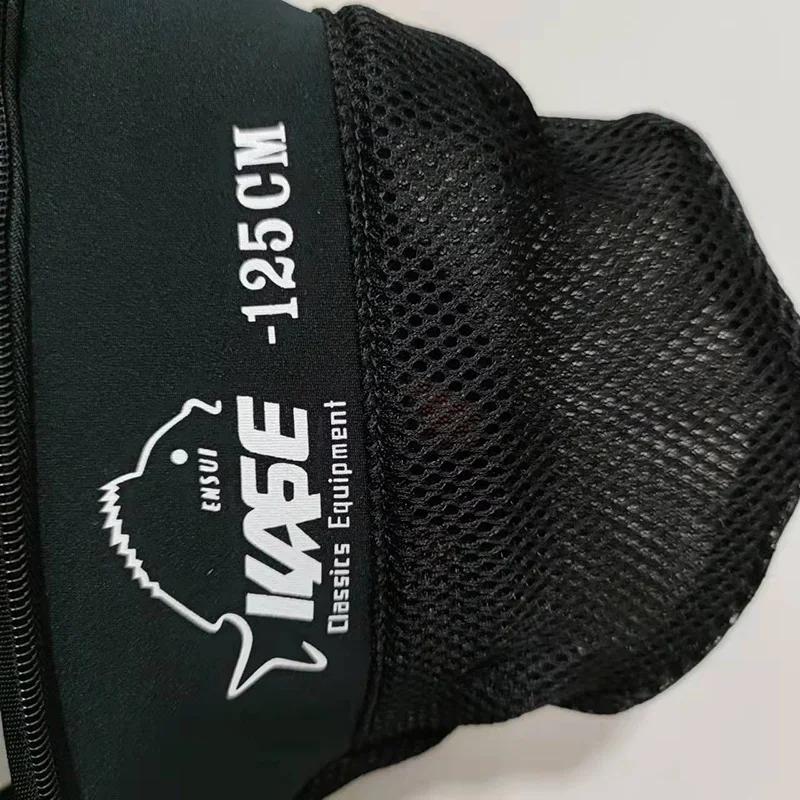 Sac de transport pour canne à pêche 115-140cm pliable en nylon - étui portable pour rock fishing