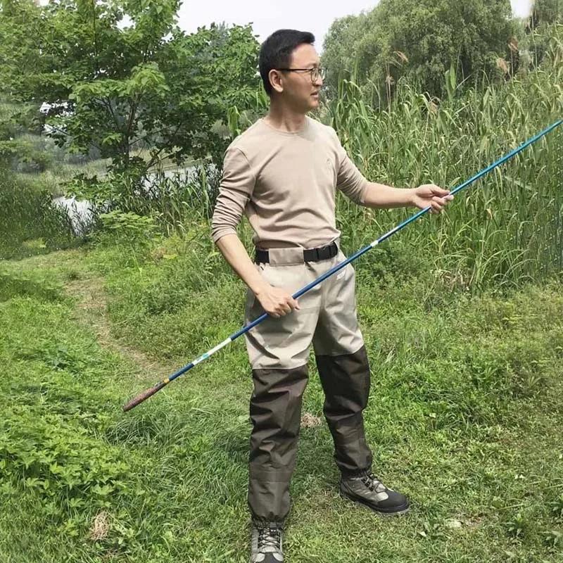 Waders pêche à la mouche chaussettes néoprène pantalon wading vêtements chasse chaussures poitrine salopette