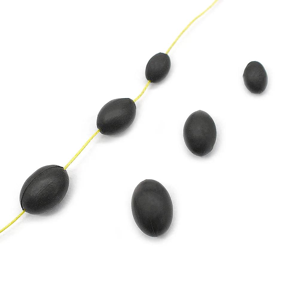 Perles tungstène 10 pièces pêche carpe leader - plombées espacement ligne terminal tackle sans plomb
