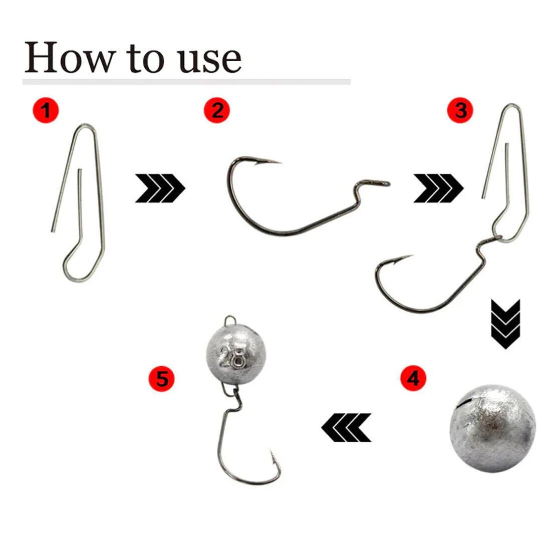 Plombs Cheburashka 9KM 10 pièces avec connecteur - Sinkers pour pêche freshwater précise