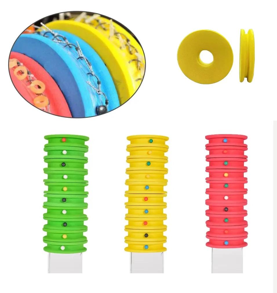 10 bobines de rangement EVA pour fil de pêche - Enrouleur portable pour montages carpe et leaders