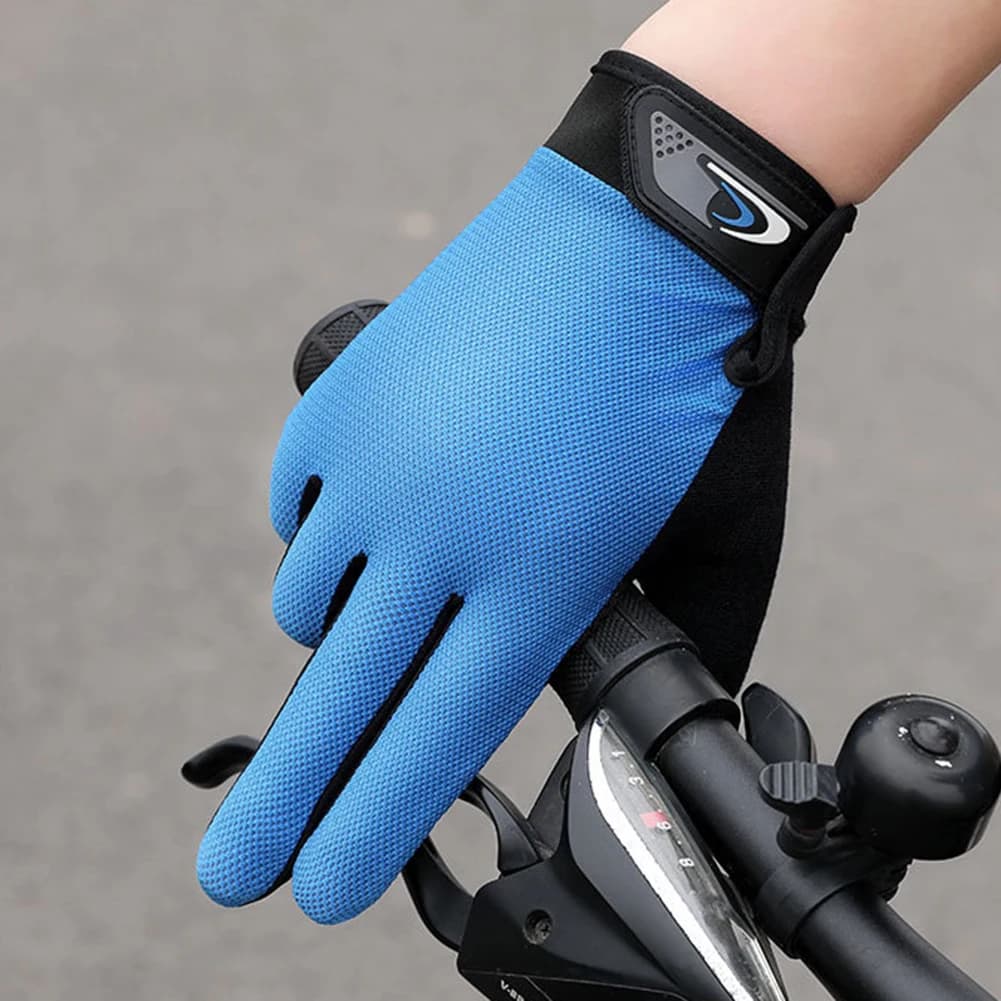 Gants pêche doigts complets été homme femme - Respirants tactiles VTT longue durée accessoires