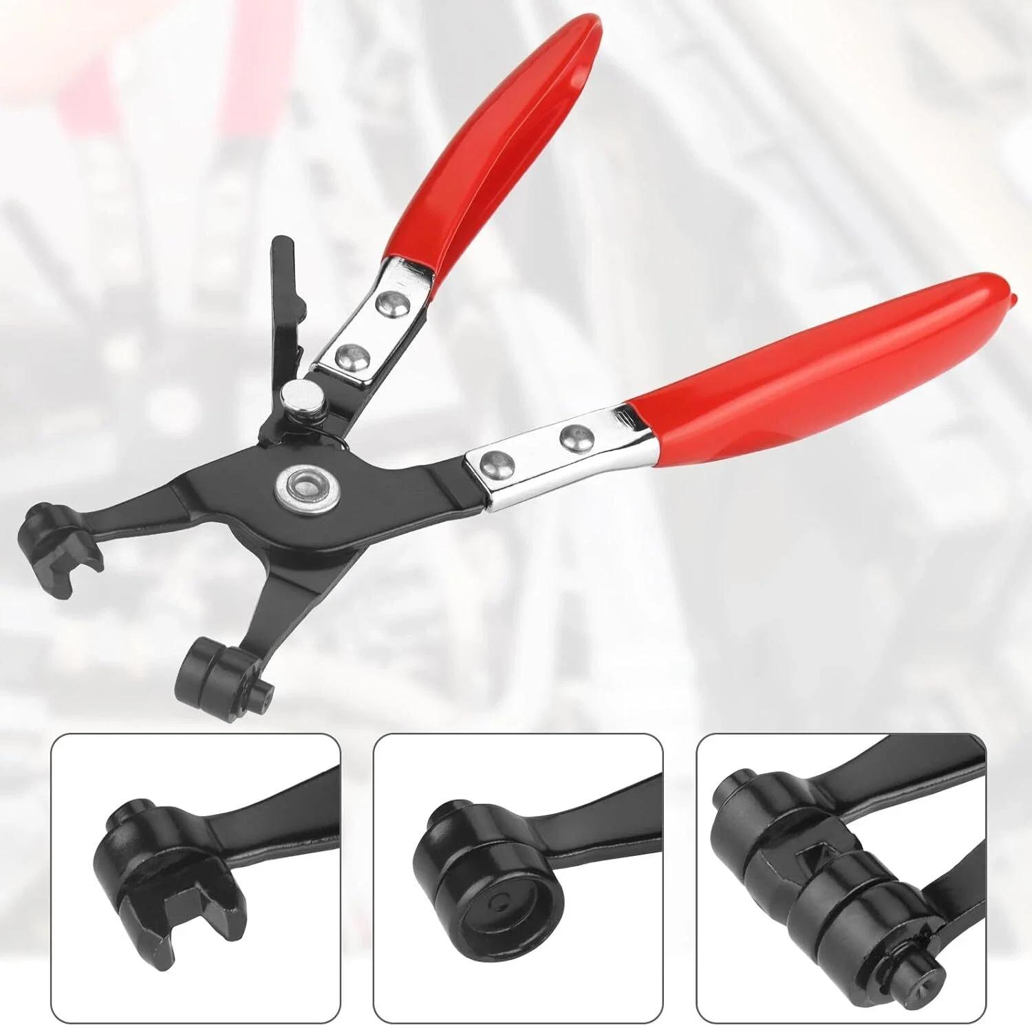 Pince extractrice de colliers de serrage pour tuyaux auto - Outil professionnel de démontage colliers