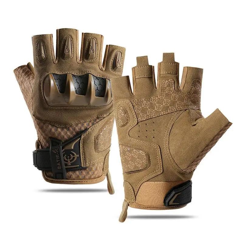 Gants outdoor tactiques coque souple anti-dérapants pour pêche en rochers et sports nautiques