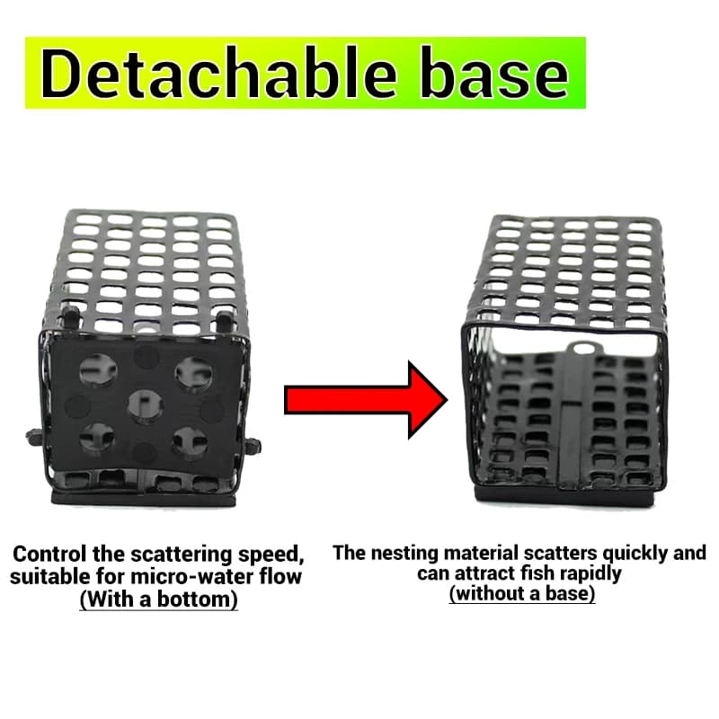 Method Feeder with Detachable Base | High Capacity Carp Fishing Feeders | 10g-60g Weight Range | Bait Cage Set