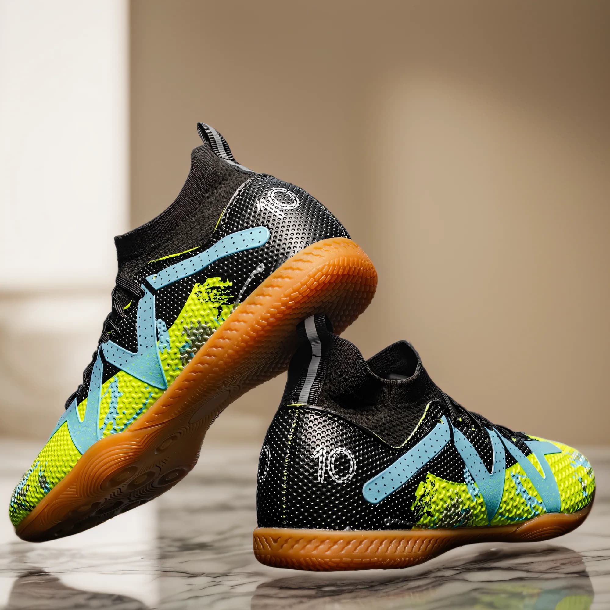 High-top soccer shoes for indoor five-a-side training for both men and women, sl