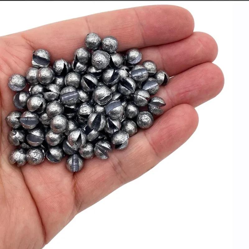 Plombs de pêche plombés extra souples 50g assortis (0.2g à 1.0g) pour montage ligne flottante et