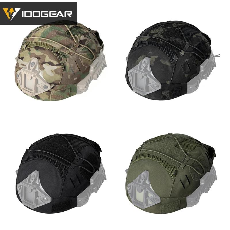 Housse casque tactique pêche IdoGear 3814 Protection avec poches NVG pour hommes ocasions spéciales printemps été automne hiver