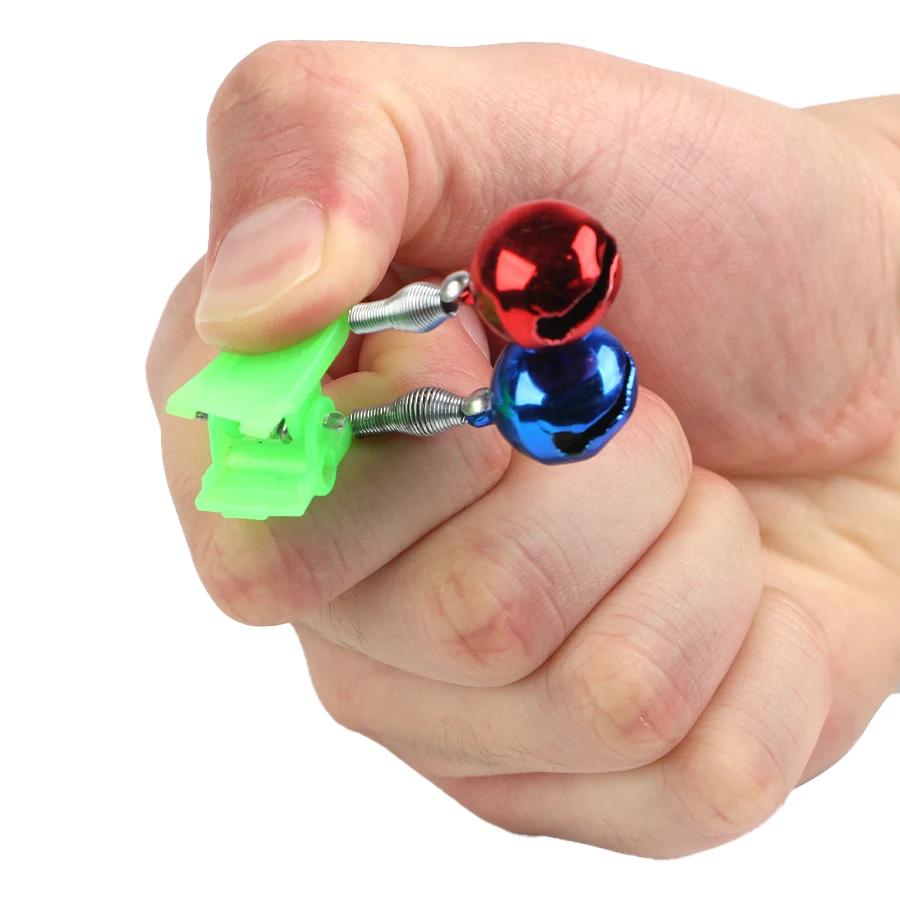 Cloches alarmes multicolores pour canne à pêche carpe - 10 pièces NGB - Accessoires feeder et top tip