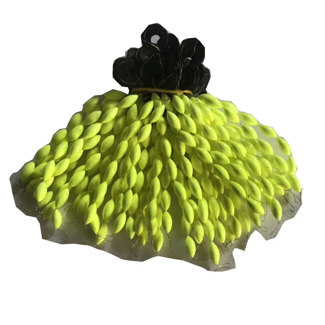 60 flotteurs 7 étoiles jaune rouge pour carpe - 10 packs S M L - accessoires pêche