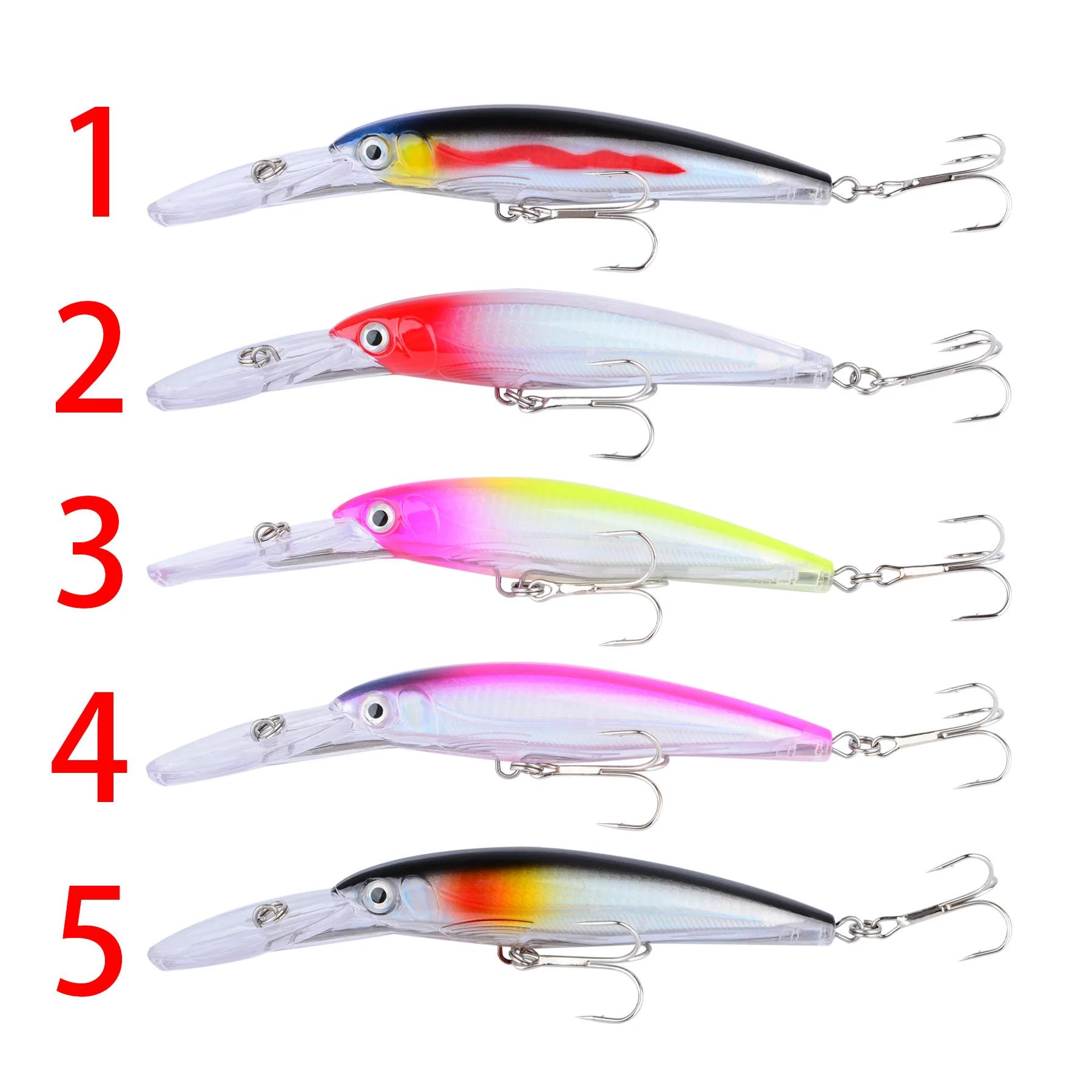 Leurre profond Hengjia 17cm 30g pour brochet et perche - Minnow plongeant benthique pêche carnassier