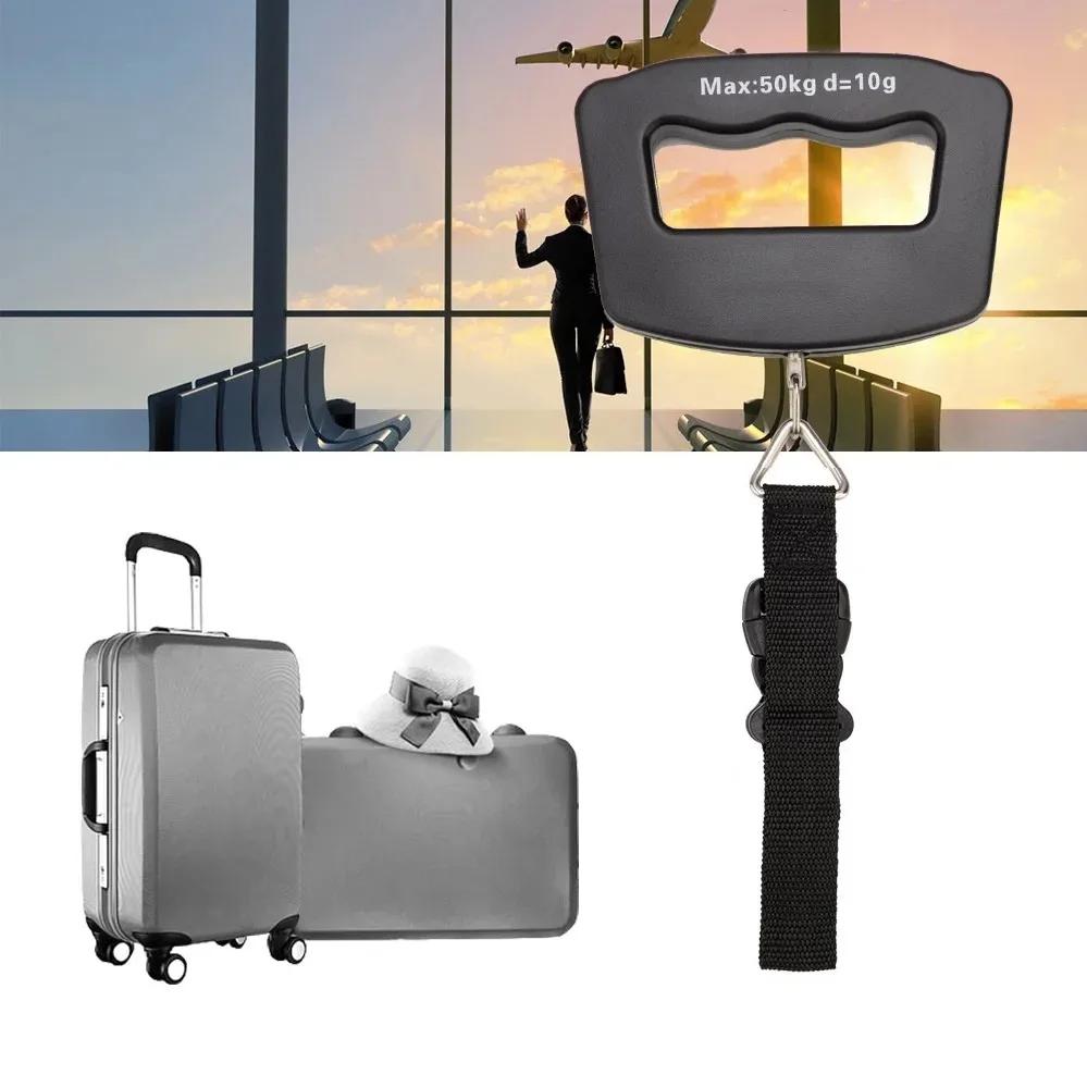 Balance bagages pêche 50kg portable - Pèse-sac digital pour équipement de pêche et voyage