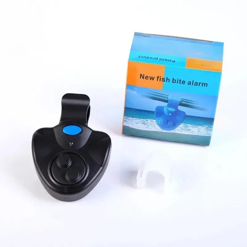 Alarme mordeur portable LED pour pêche à la carpe - Indicateur de touches avec amortisseur pour canne