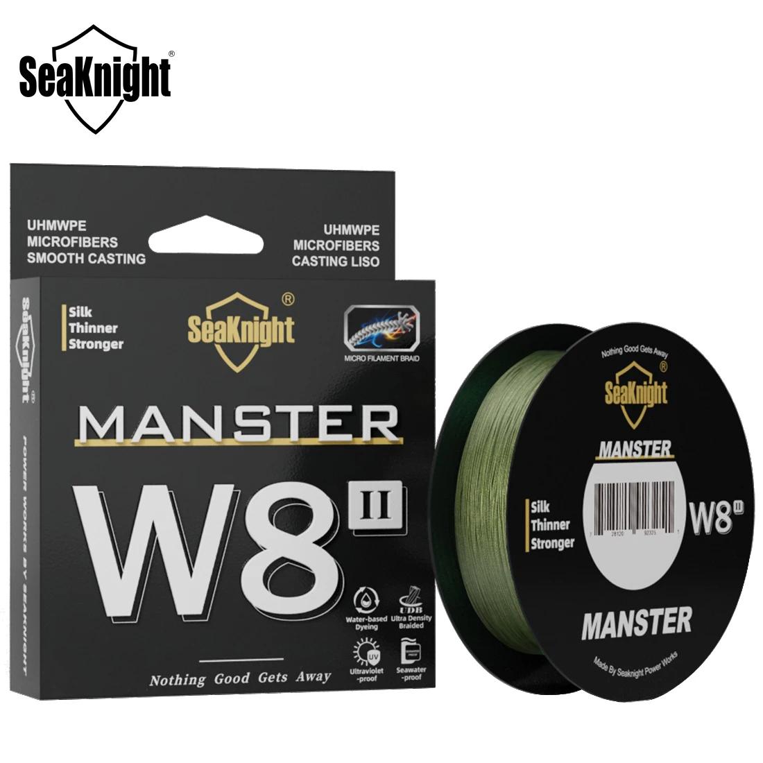 Ligne de pêche PE multifilament SeaKnight W8 II, 8 brins 500m résistante UV et eau salée