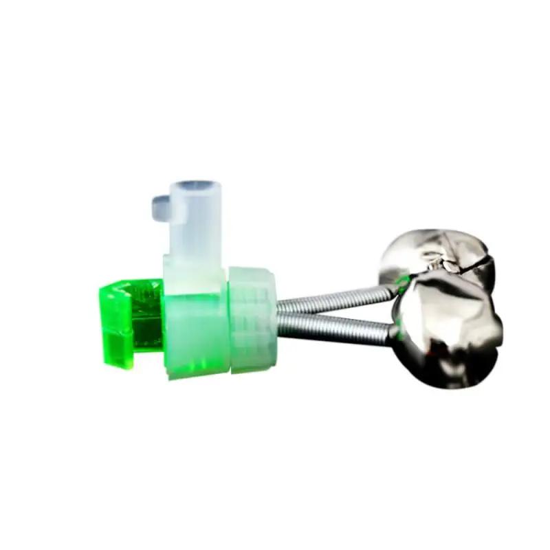 Nouvelle alarme de touche verte ABS avec clip pour canne - Accessoire de pêche extérieur fiable et durable