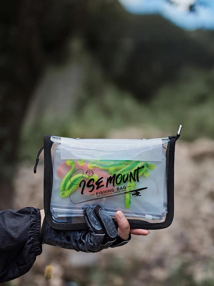 Sac tri PVC transparent leurres pêche Luya compartimenté étanche - Accessoire rangement organisation