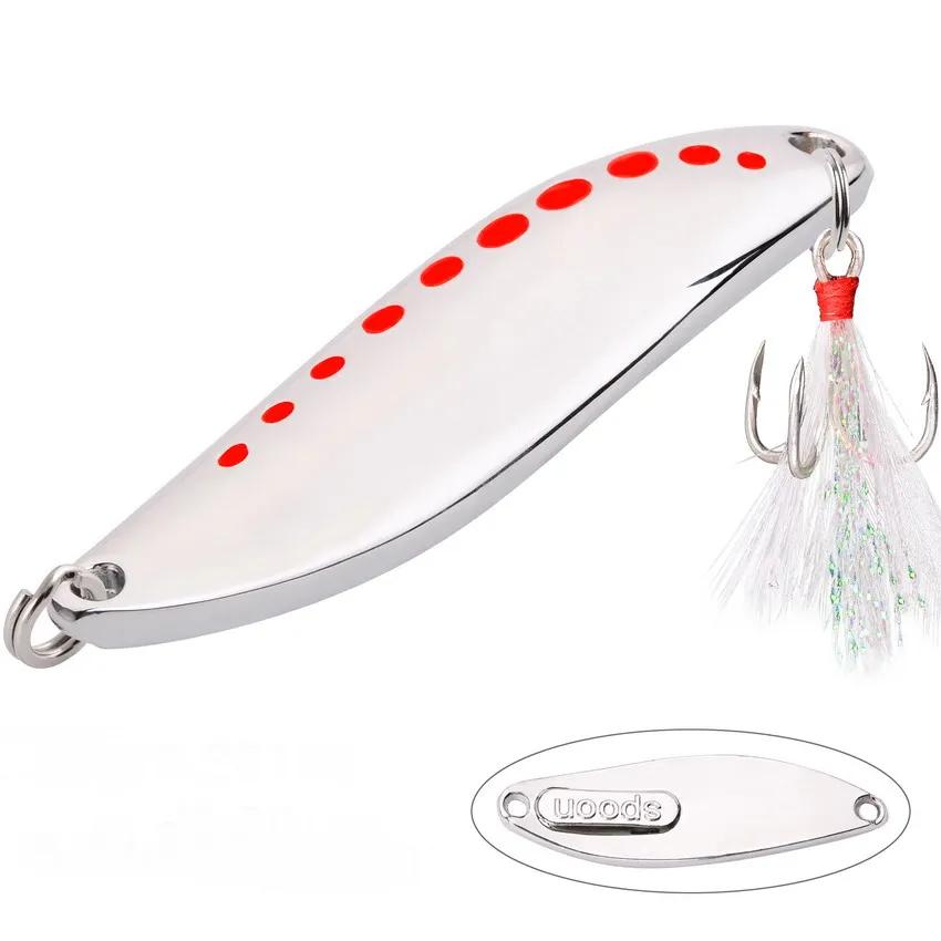 Cuiller vibrante Leech 2.5g-30g pour perche brochet sandre - leurre métallique spinner pêche carnassiers