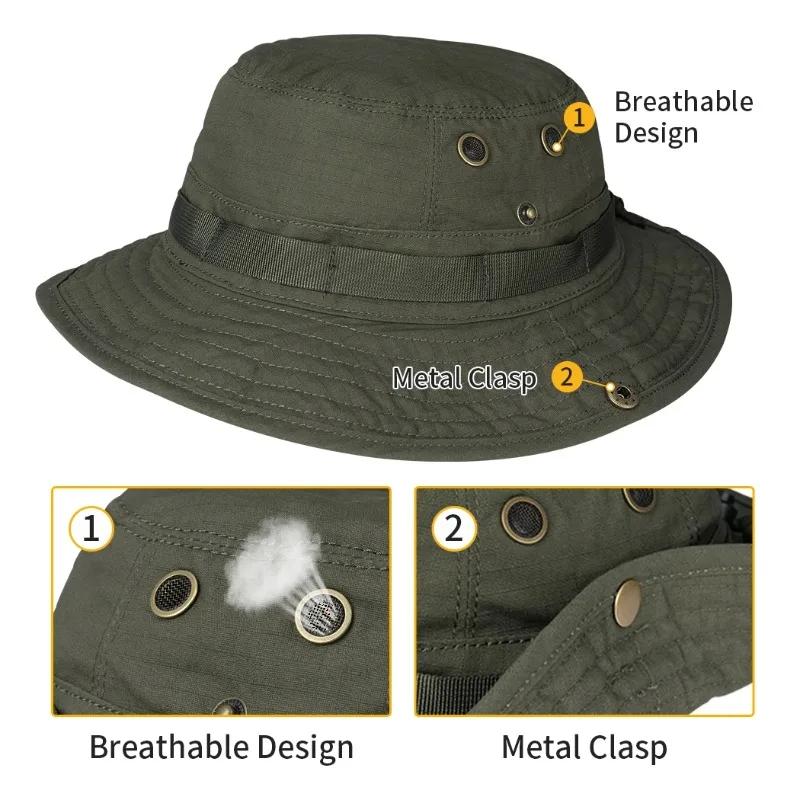 Casquette tactique MOLLE IDOGEAR 3620 - Bonnet pêche réglable avec bandeaux modulaires camouflage