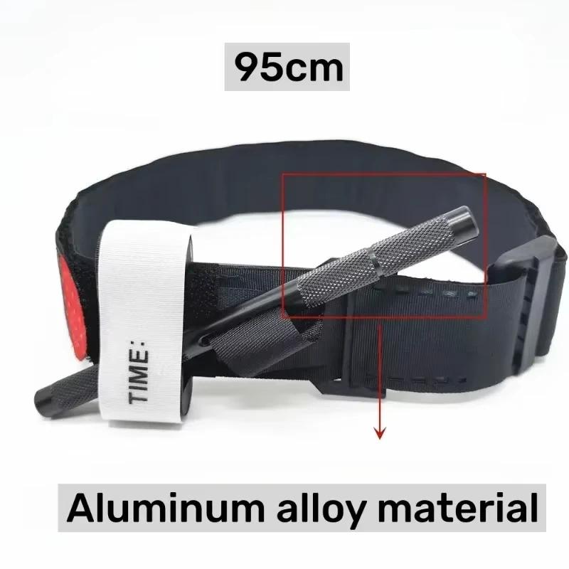Garrot à pression rotative aluminium pour secours tactique pêche et randonnée molle