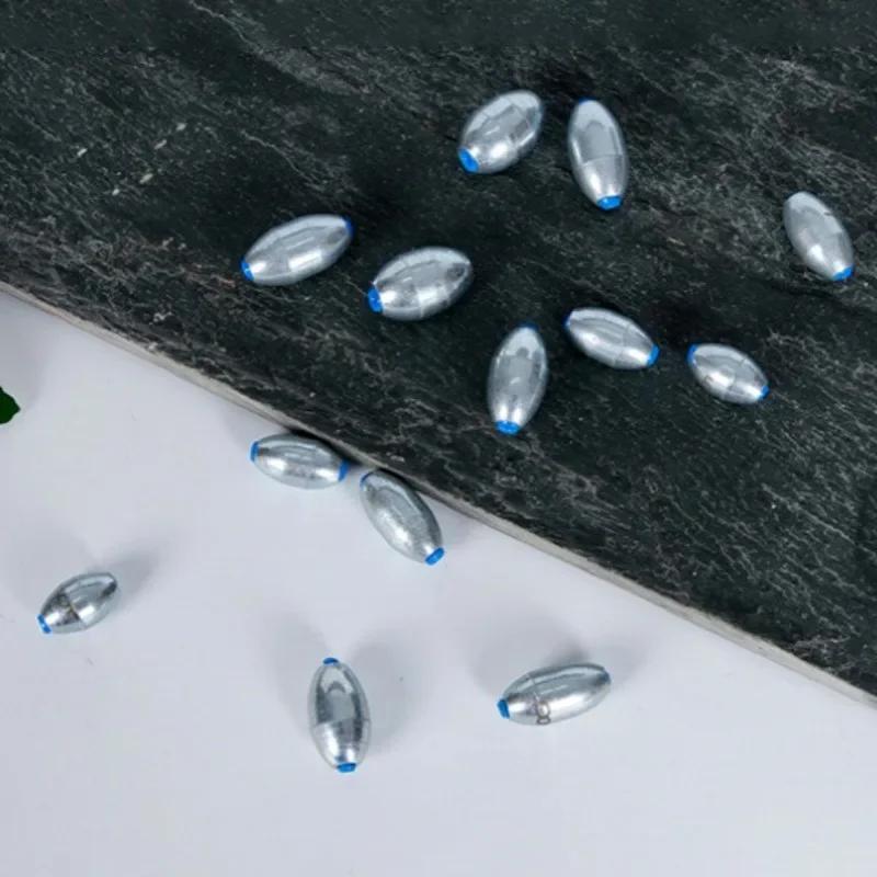 Plombs de pêche olive creux alliage 10 tailles 3g-15g pour toutes techniques de pêche - accessoires essentiels