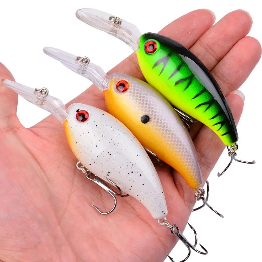 Set de 3/5/8 leurres pêche minnow wobble - Leurres nageurs crankbait qualité premium pour carnassiers